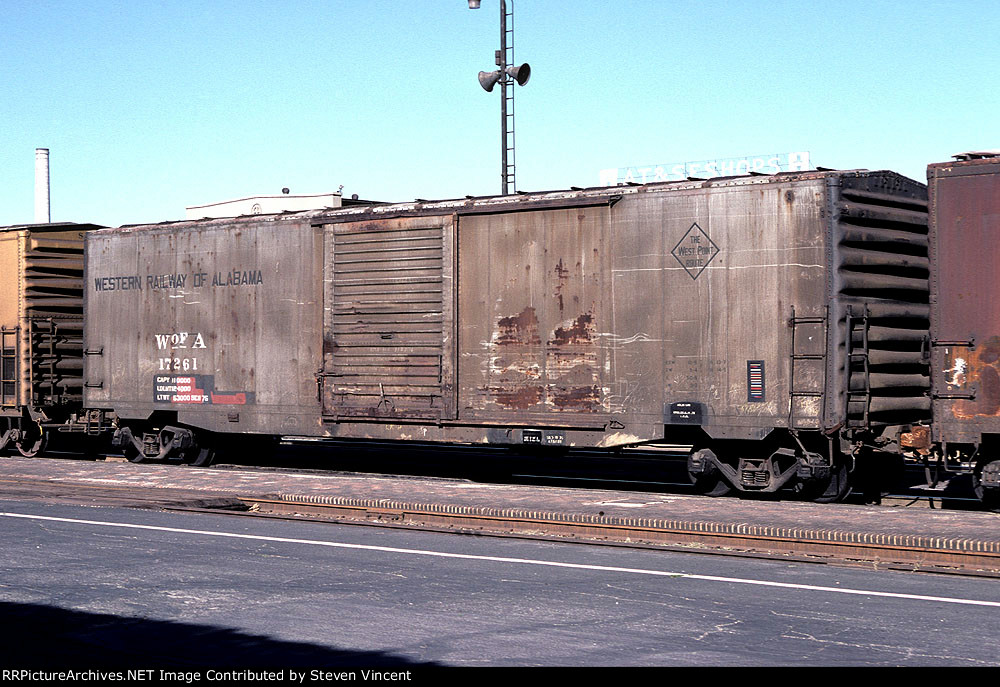 Western Railway of Alabama 50' box WA #17261